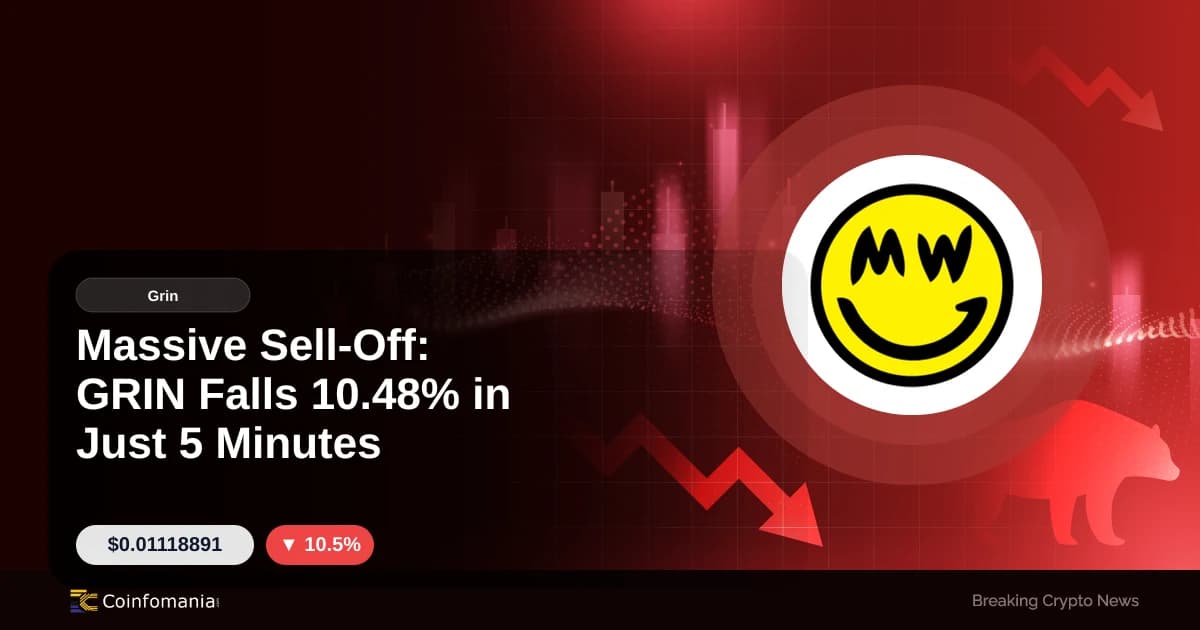 Massive Sell-Off: GRIN Falls 10.48% in Just 5 Minutes