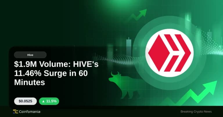 $1.9M Volume: HIVE’s 11.46% Surge in 60 Minutes