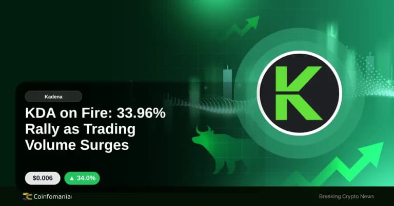 KDA on Fire: 33.96% Rally as Trading Volume Surges