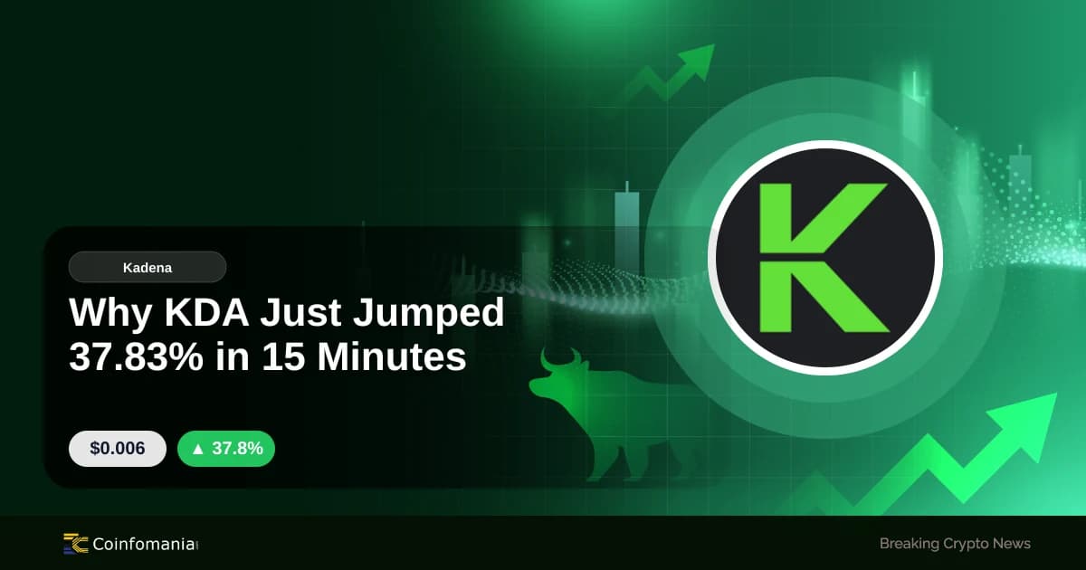 Why KDA Just Jumped 37.83% in 15 Minutes