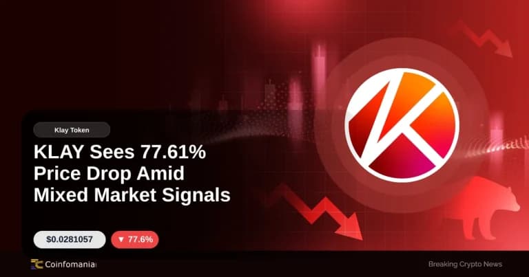 KLAY Sees 77.61% Price Drop Amid Mixed Market Signals