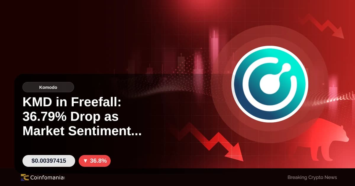 KMD in Freefall: 36.79% Drop as Market Sentiment Shifts