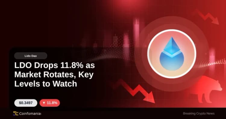 LDO Drops 11.8% as Market Rotates, Key Levels to Watch