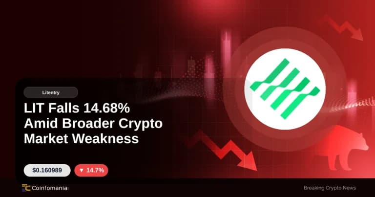 LIT Falls 14.68% Amid Broader Crypto Market Weakness