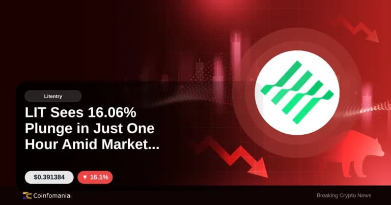 LIT Sees 16.06% Plunge in Just One Hour Amid Market Dynamics