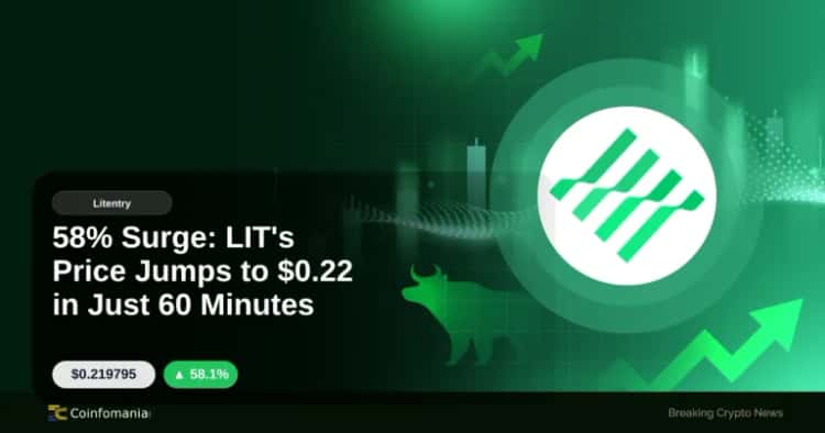 58% Surge: LIT’s Price Jumps to $0.22 in Just 60 Minutes