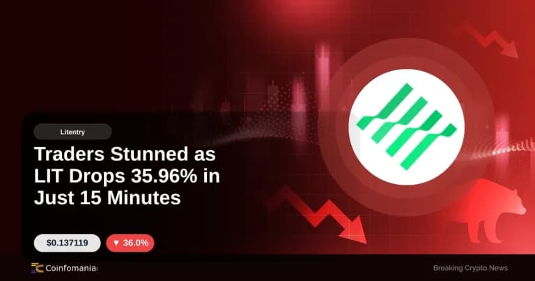 Traders Stunned as LIT Drops 35.96% in Just 15 Minutes