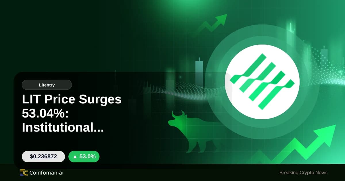 LIT Price Surges 53.04%: Institutional Interest Ignites