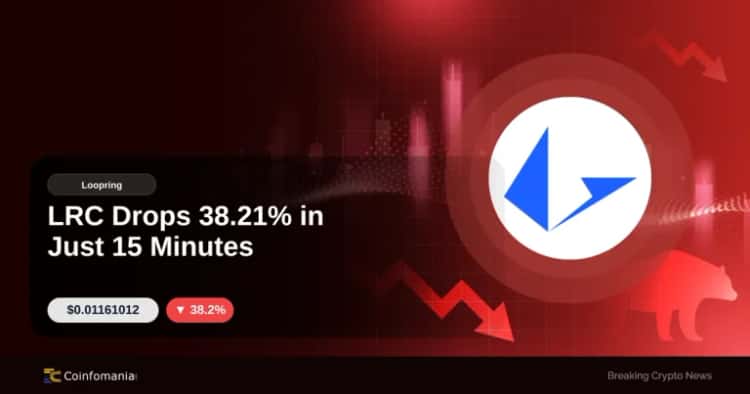 LRC Drops 38.21% in Just 15 Minutes