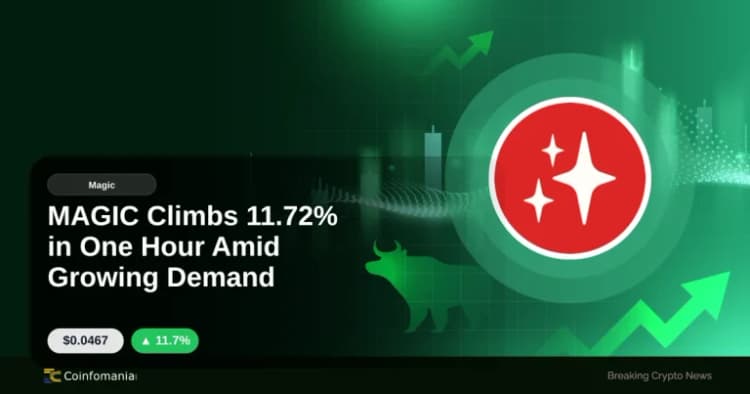MAGIC Climbs 11.72% in One Hour Amid Growing Demand