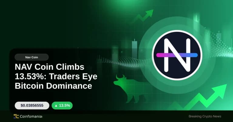 NAV Coin Climbs 13.53%: Traders Eye Bitcoin Dominance