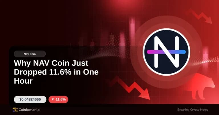 Why NAV Coin Just Dropped 11.6% in One Hour