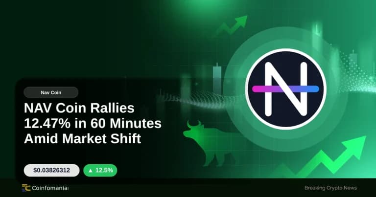 NAV Coin Rallies 12.47% in 60 Minutes Amid Market Shift