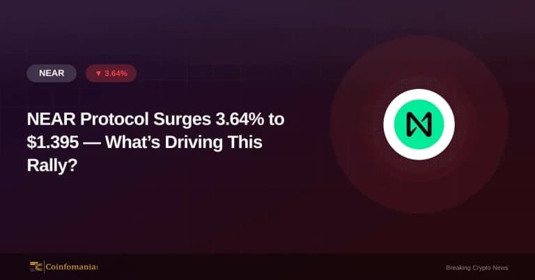 NEAR Protocol Surges 3.64% to $1.395 — What’s Driving This Rally?