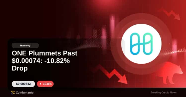ONE Plummets Past $0.00074: -10.82% Drop
