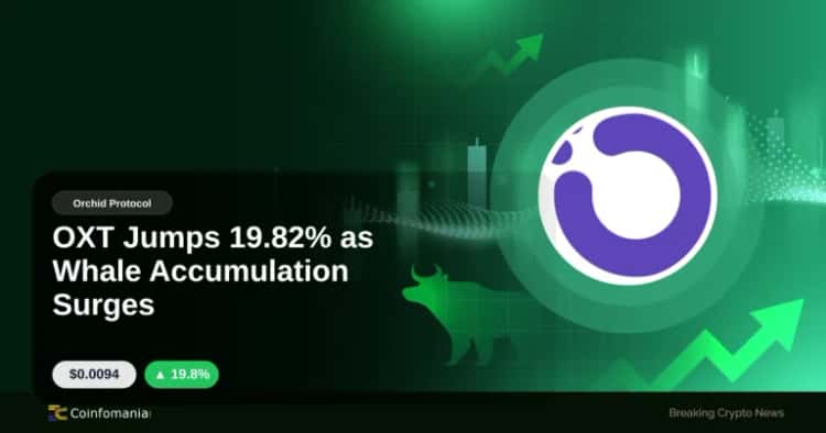 OXT Jumps 19.82% as Whale Accumulation Surges