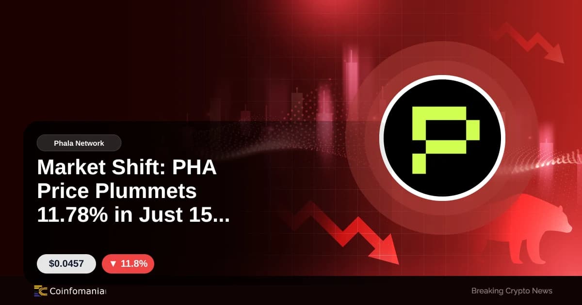 Market Shift: PHA Price Plummets 11.78% in Just 15 Minutes