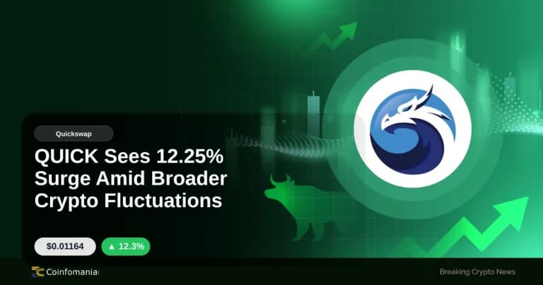 QUICK Sees 12.25% Surge Amid Broader Crypto Fluctuations