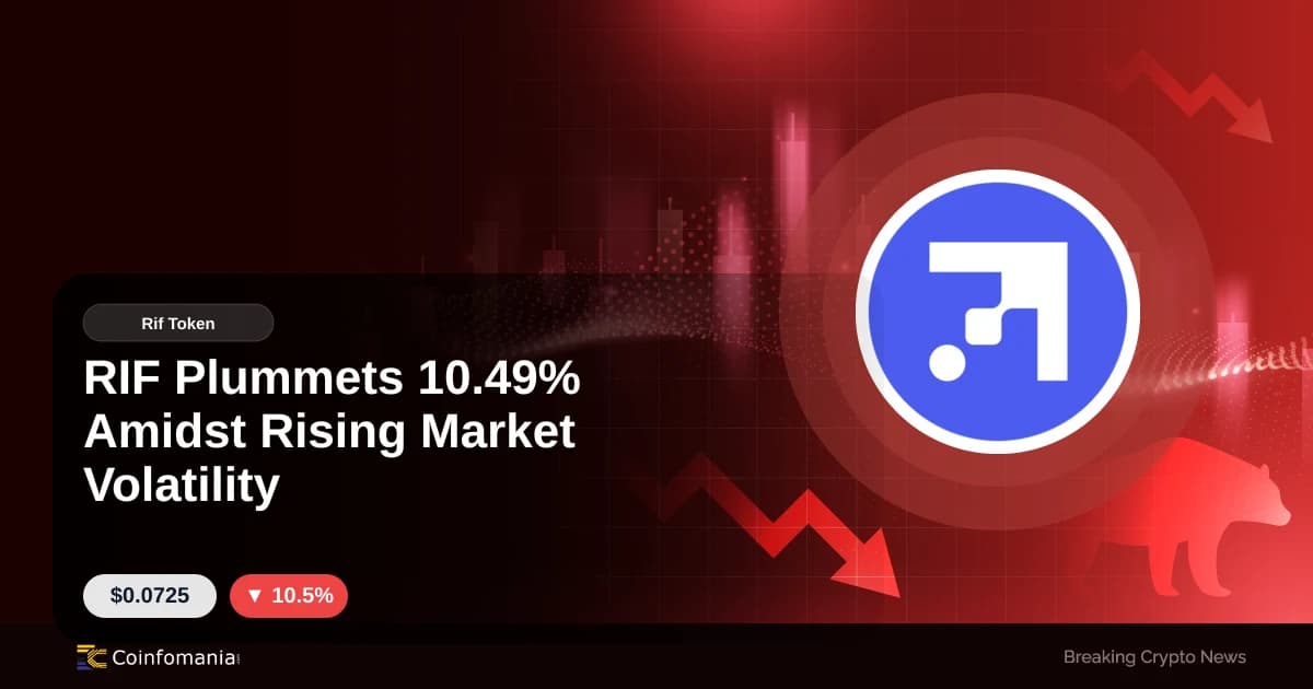 RIF Plummets 10.49% Amidst Rising Market Volatility