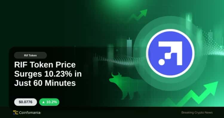 RIF Token Price Surges 10.23% in Just 60 Minutes