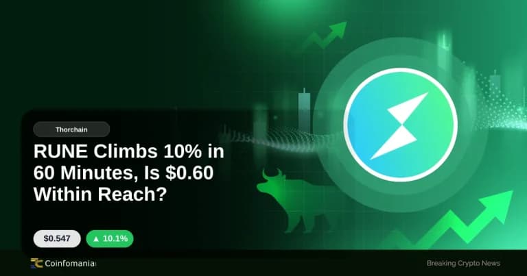 RUNE Climbs 10% in 60 Minutes, Is $0.60 Within Reach?