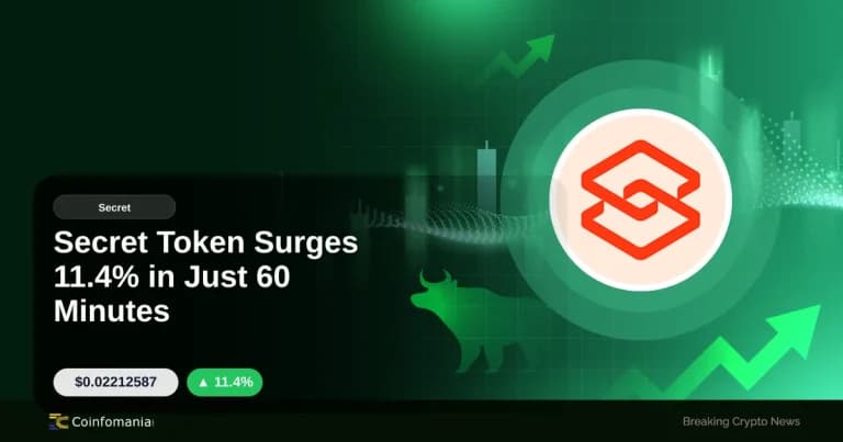Secret Token Surges 11.4% in Just 60 Minutes