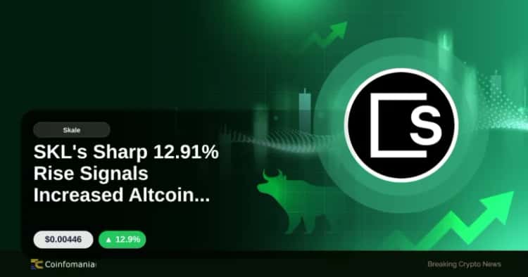SKL’s Sharp 12.91% Rise Signals Increased Altcoin Activity