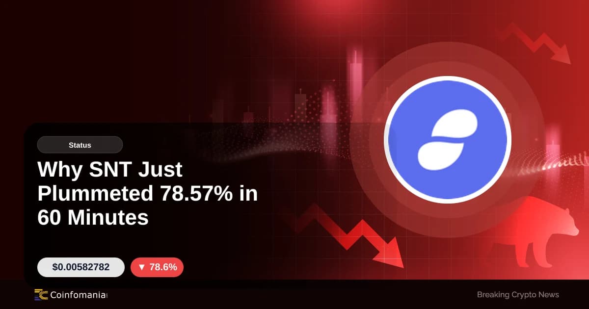 Why SNT Just Plummeted 78.57% in 60 Minutes