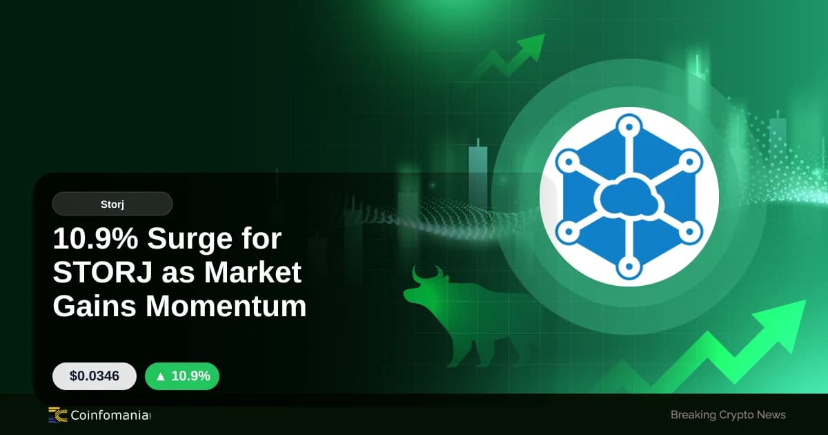 10.9% Surge for STORJ as Market Gains Momentum