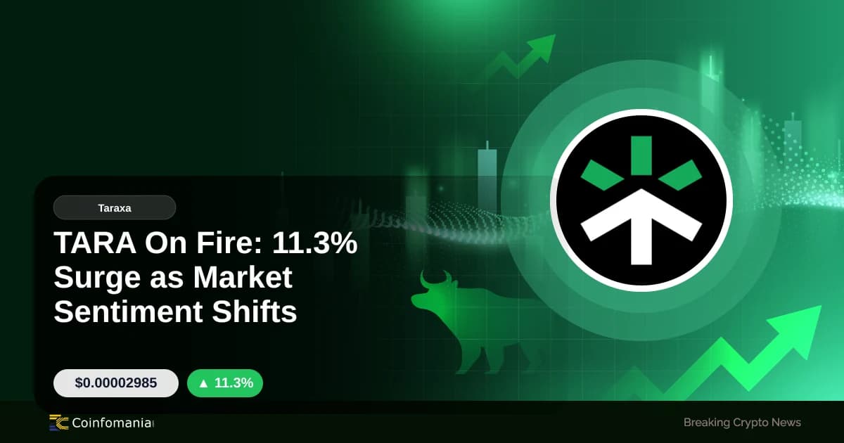 TARA On Fire: 11.3% Surge as Market Sentiment Shifts