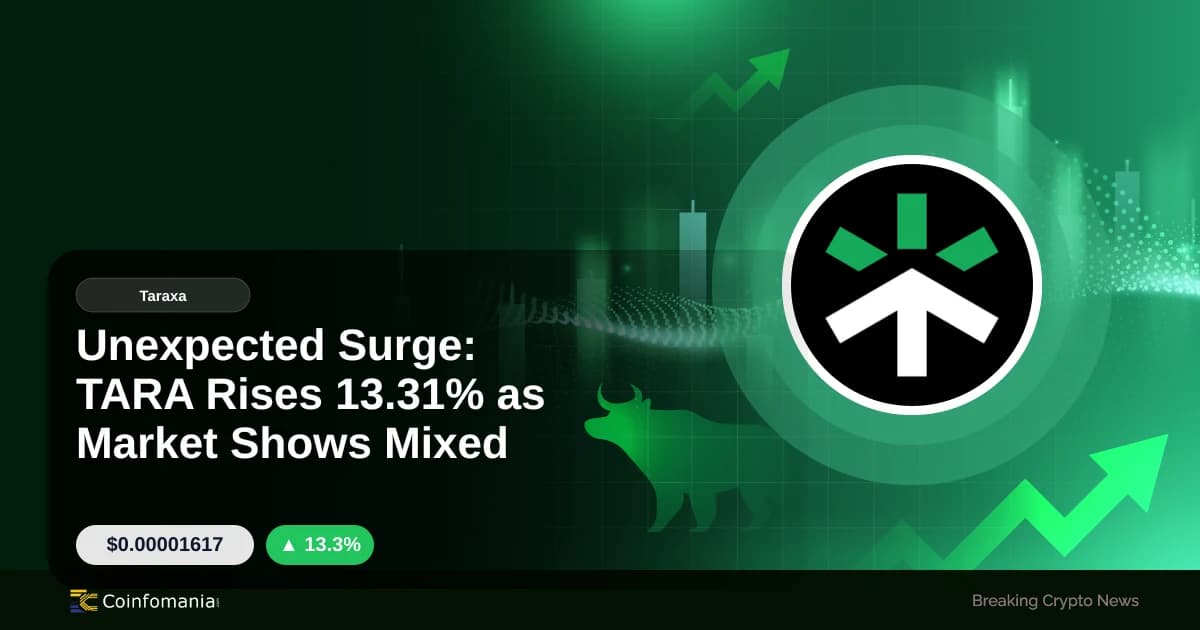 Unexpected Surge: TARA Rises 13.31% as Market Shows Mixed