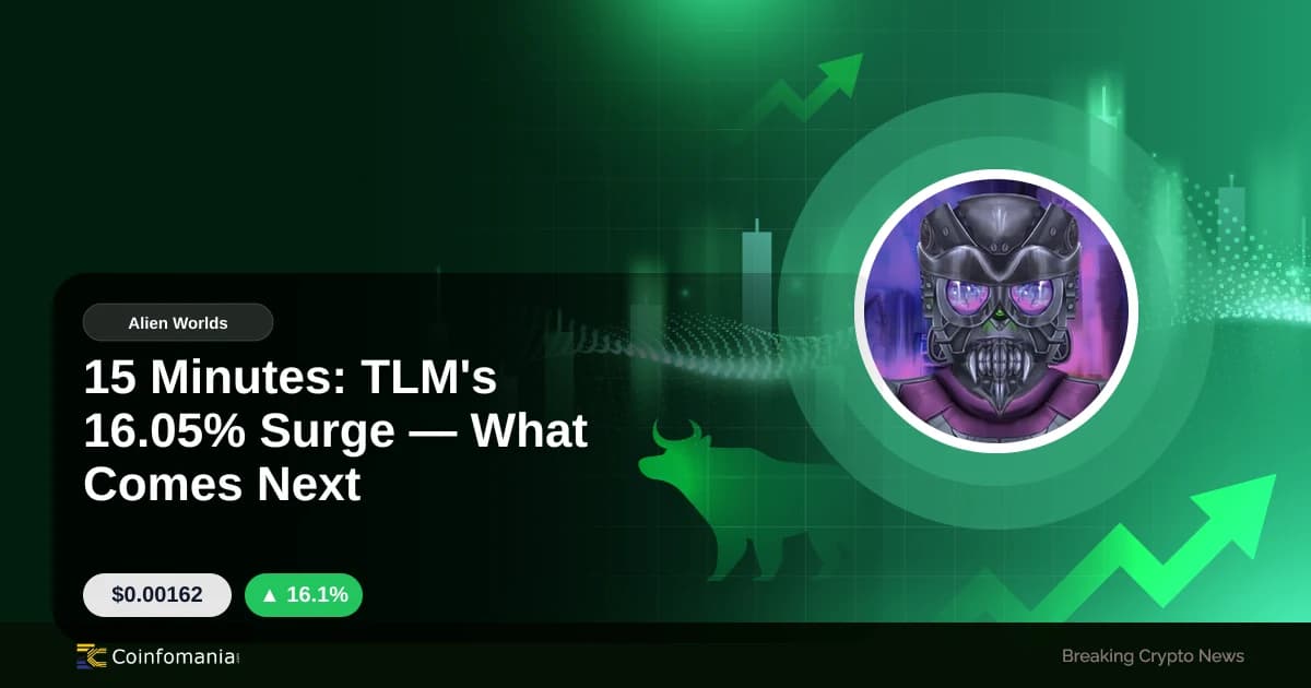 15 Minutes: TLM’s 16.05% Surge — What Comes Next