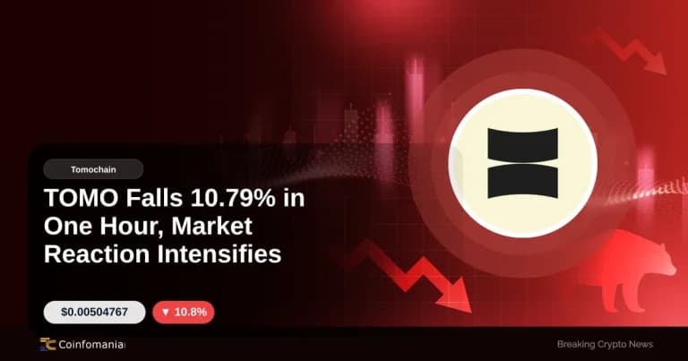 TOMO Falls 10.79% in One Hour, Market Reaction Intensifies