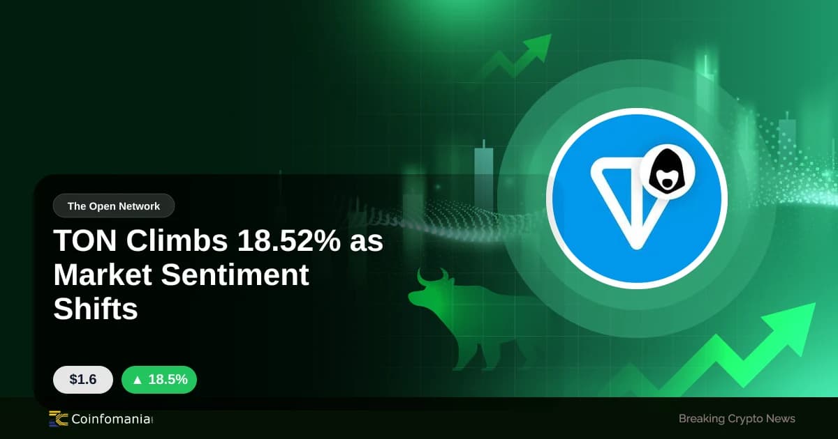 TON Climbs 18.52% as Market Sentiment Shifts