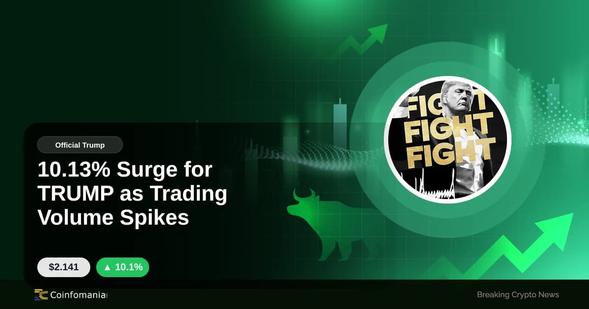 10.13% Surge for TRUMP as Trading Volume Spikes