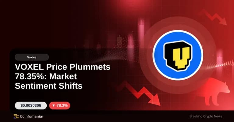VOXEL Price Plummets 78.35%: Market Sentiment Shifts