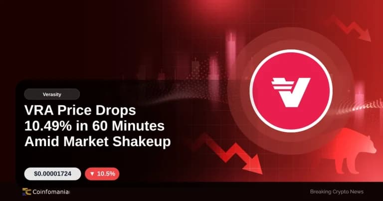 VRA Price Drops 10.49% in 60 Minutes Amid Market Shakeup