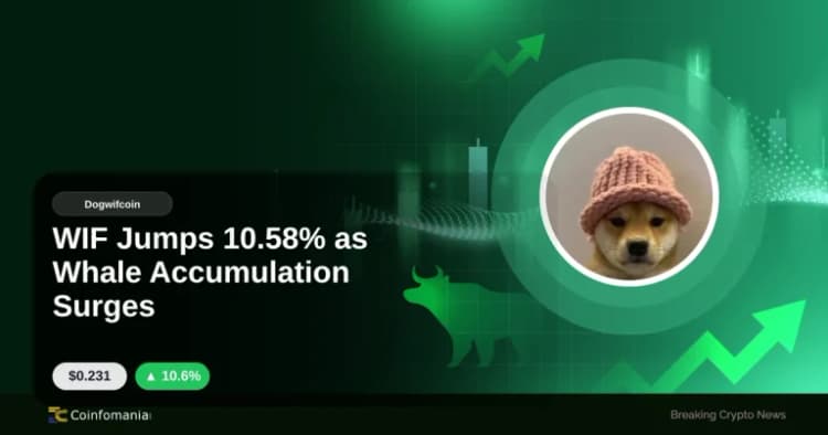 WIF Jumps 10.58% as Whale Accumulation Surges