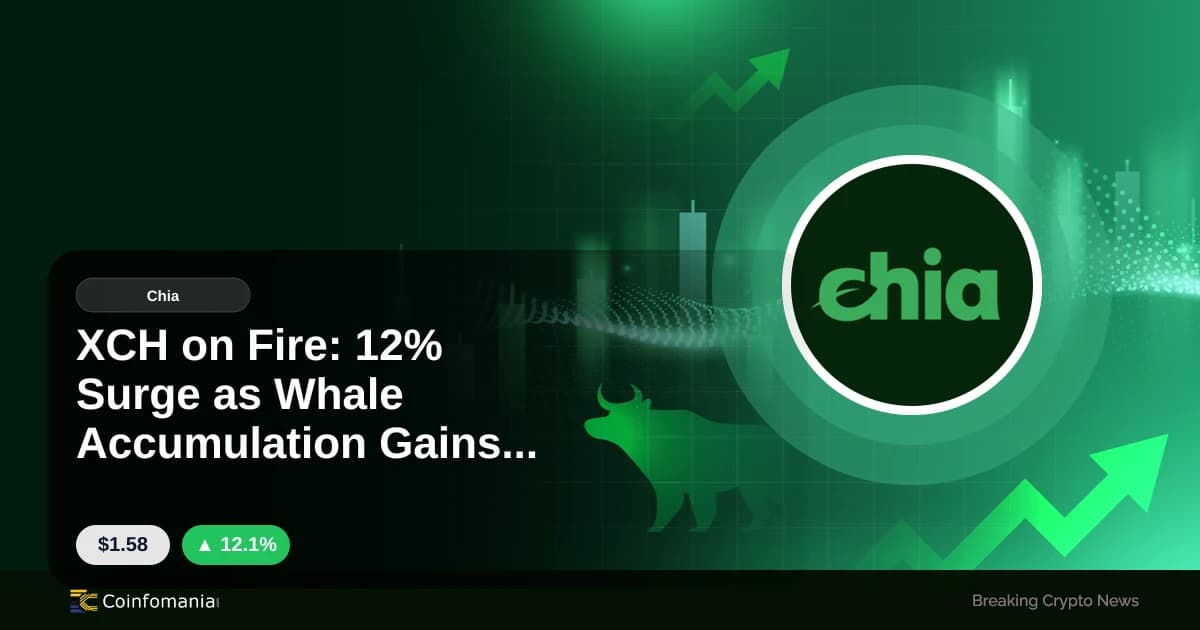 XCH on Fire: 12% Surge as Whale Accumulation Gains Pace