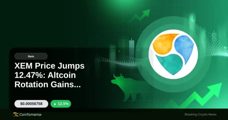 XEM Price Jumps 12.47%: Altcoin Rotation Gains Momentum