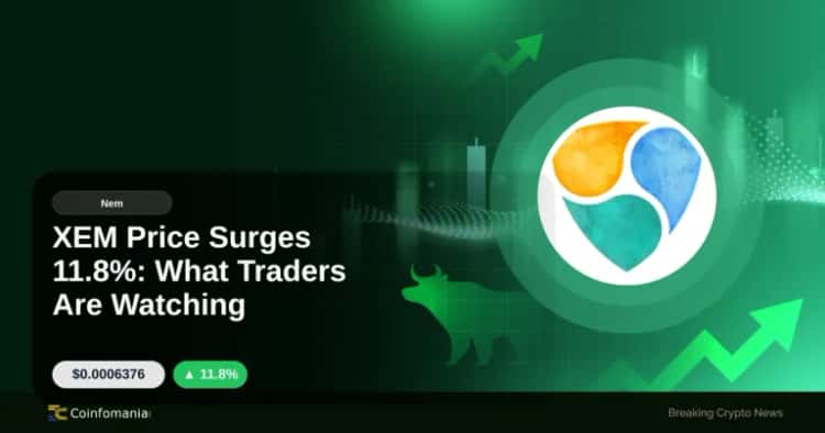XEM Price Surges 11.8%: What Traders Are Watching