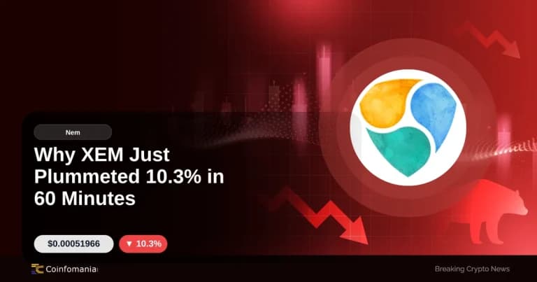 Why XEM Just Plummeted 10.3% in 60 Minutes