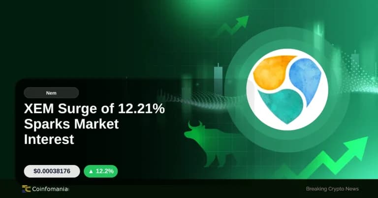 XEM Surge of 12.21% Sparks Market Interest