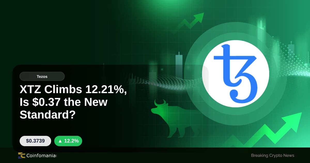 XTZ Climbs 12.21%, Is $0.37 the New Standard?