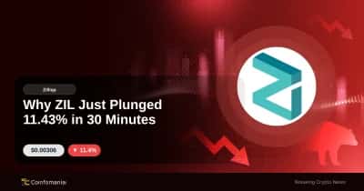 Why ZIL Just Plunged 11.43% in 30 Minutes