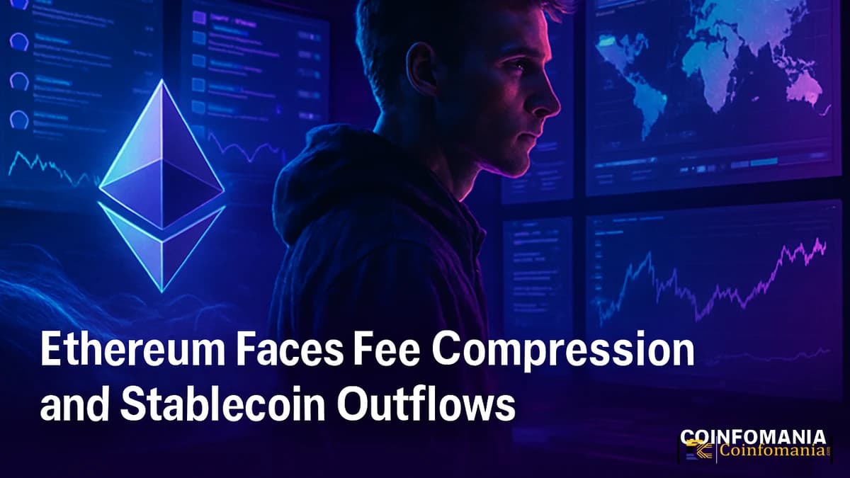 Ethereum Faces Fee Compression and Stablecoin Outflows