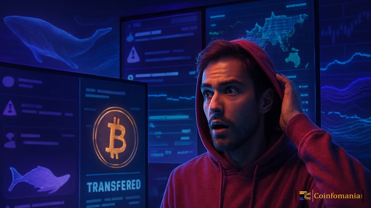 Whale Alert Confirms 1,037 BTC Transferred to Coinbase