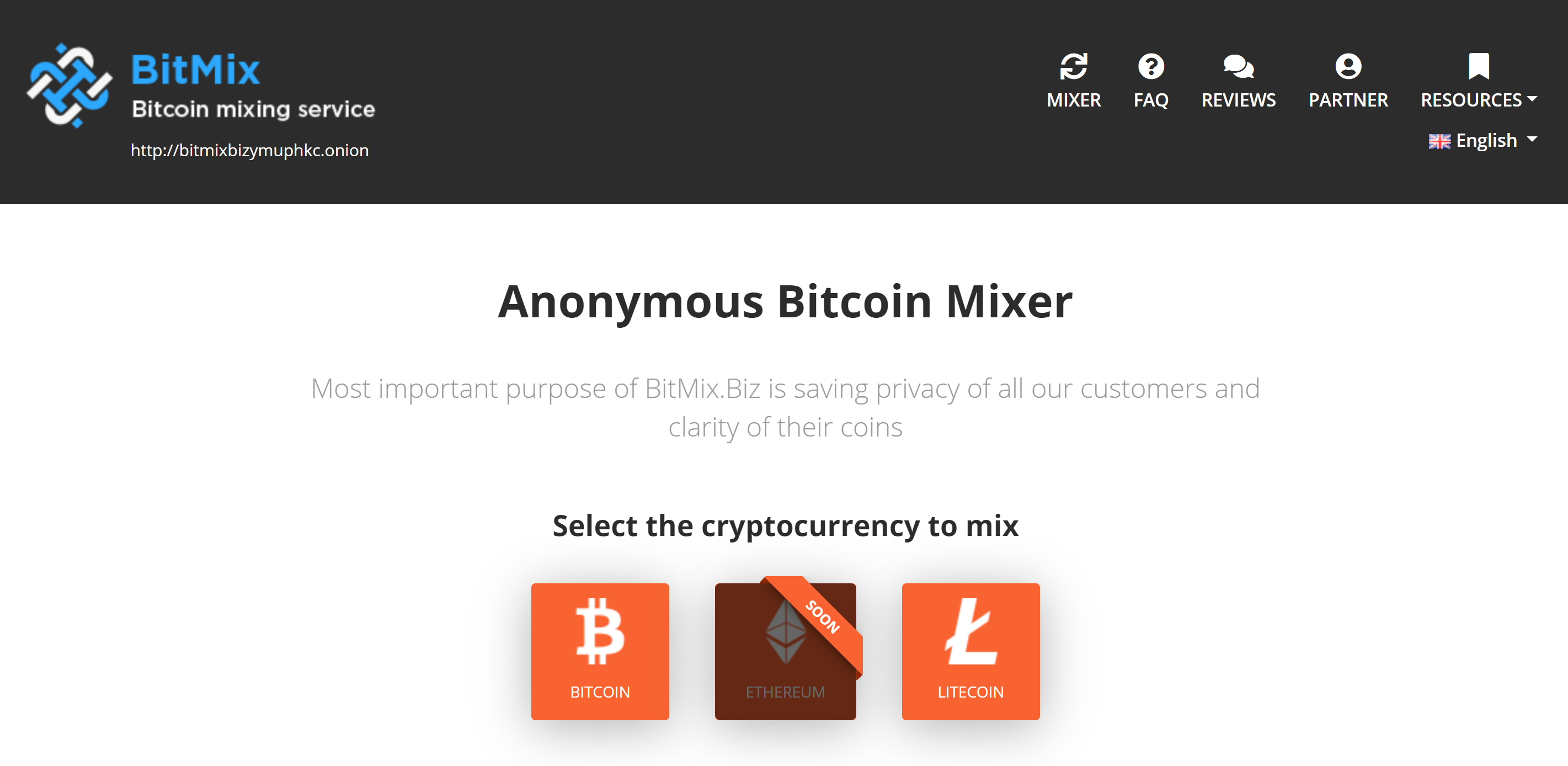 BitMixBiz Bitcoin Mixer