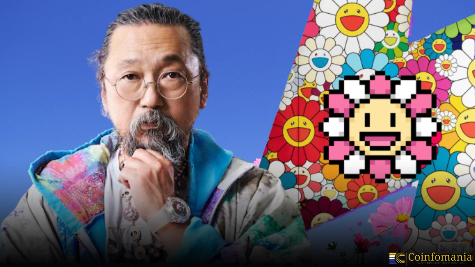 Takashi Murakami Drops '108 Flowers' NFTs on Base as Prices Fall