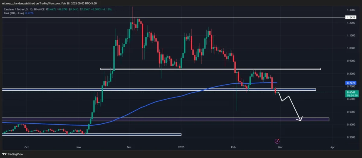 ADA On A Bearish Run: Experts Believe That This Spell Would Continue